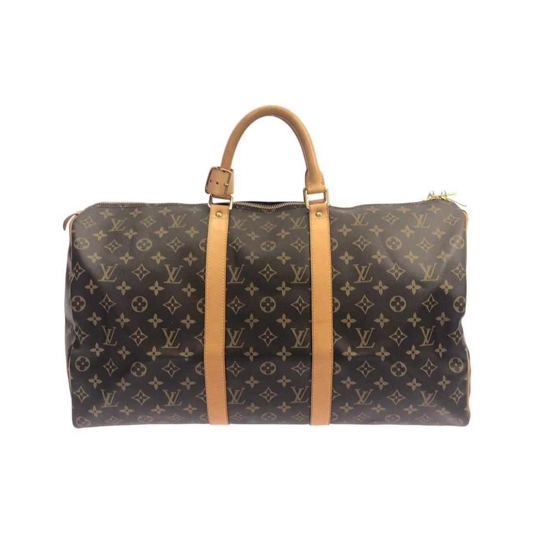 Louis Vuitton Monogram Keepall 50cm M41426 Boston Bag: --- Catalog ---Category: SizeSize (HxWxD): 26.5cm x 51cm x 22cm / 10.43'' x 20.07'' x 8.66''Category: DesignType: Boston bagColor: MarronGender: Men,WomenMaterial: Coated canvas Hardware Color: GoldCa