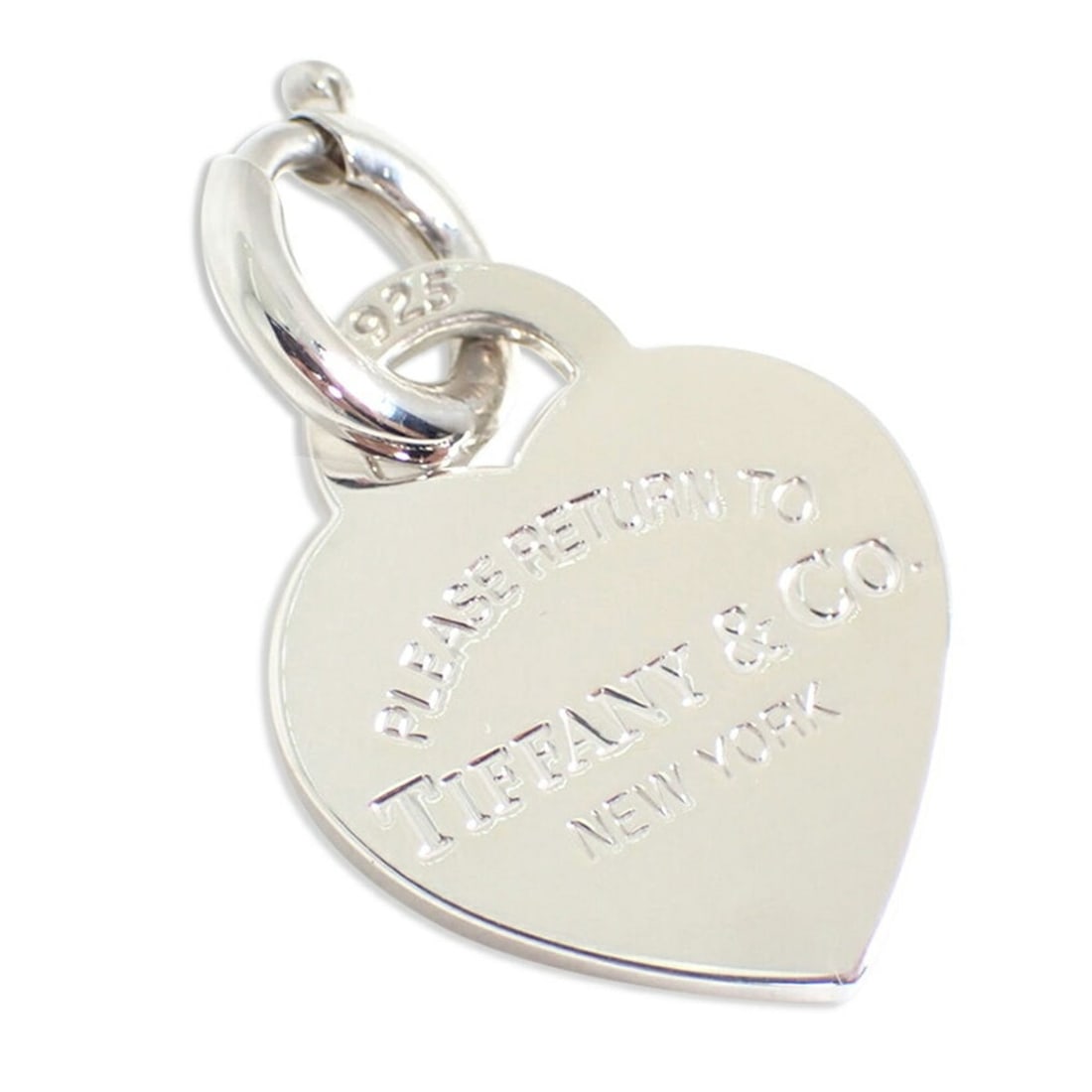 TIFFANY & Co. 925 Return to Heart Tag Charm Pendant Top: --- Catalog ---Category: SizePendant Size: 25.2mm x 20.7mm / 0.99'' x 0.81''Category: DesignGender: WomenMaterial: Sterling silver 925Necklace Type: PendantCategory: GeneralBrand: Tiffany--- Item List