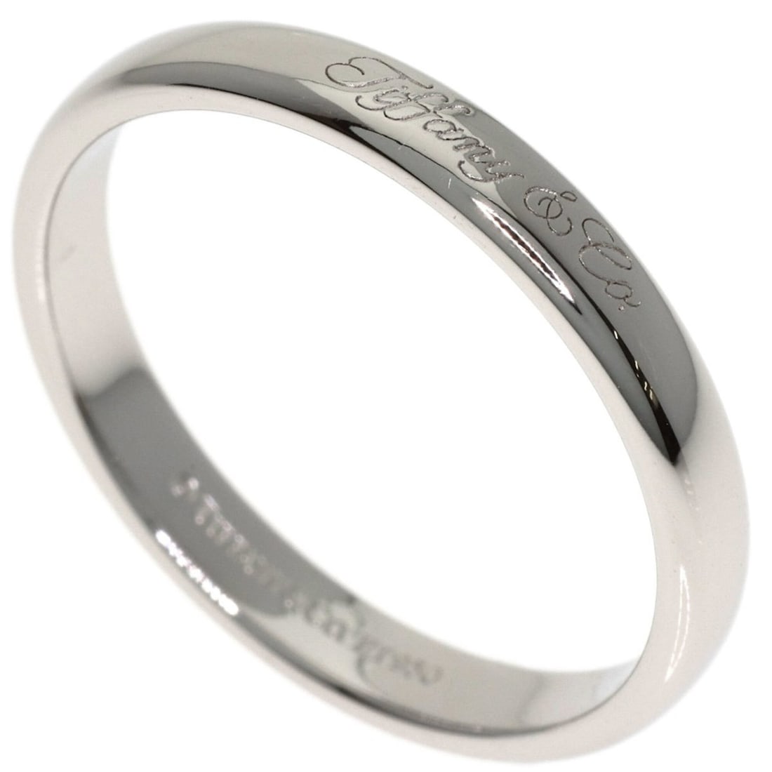 Tiffany & Co. Wedding Ring, Platinum PT950, Women's.: --- Catalog ---Category: SizeJP Size: 18.5US Size: 9Category: DesignType: Band ringGender: WomenMaterial: Platinum 950Category: GeneralBrand: Tiffany--- Item List ---Section: ConditionRanking: Rank SA