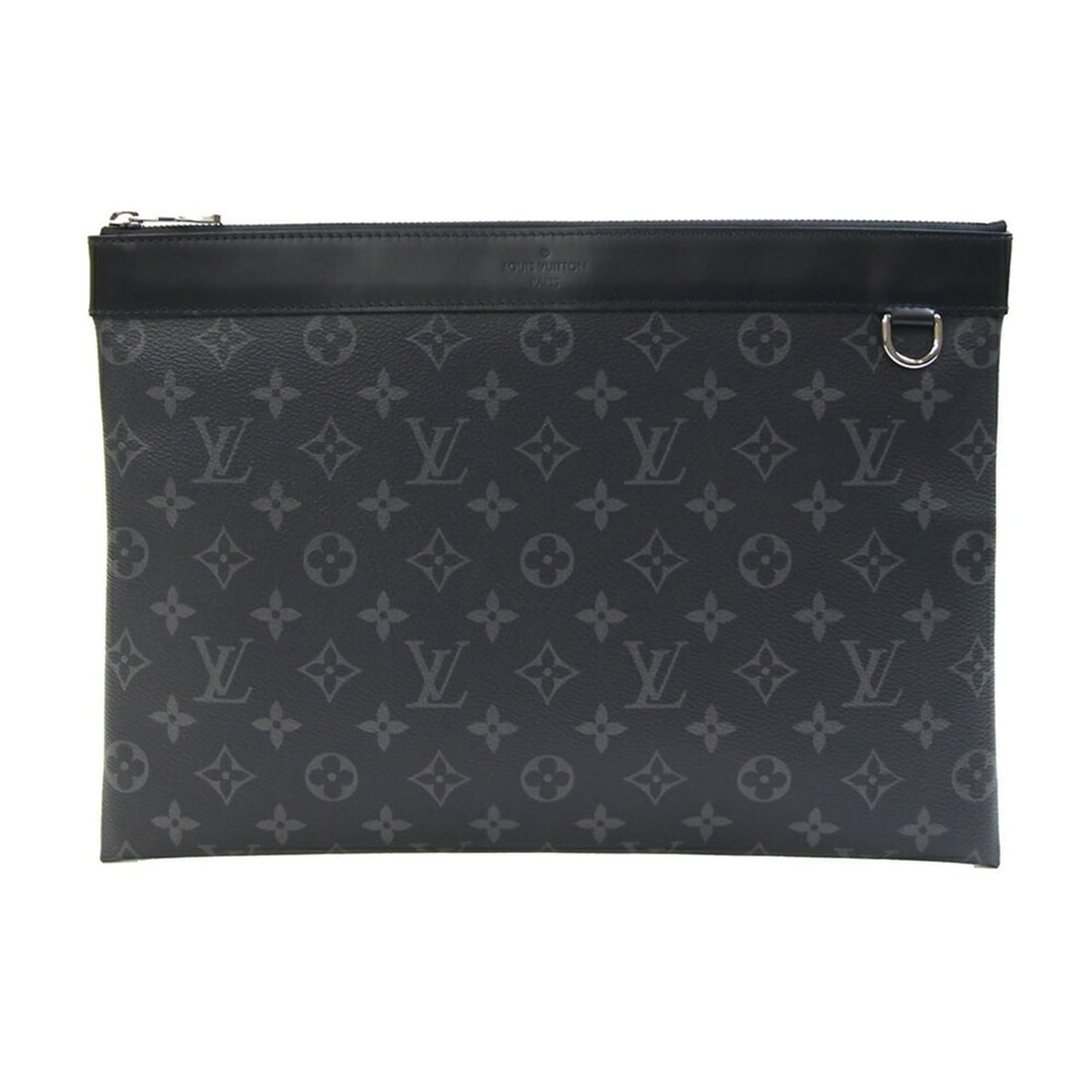 Louis Vuitton Monogram Eclipse Clutch Bag M62291, Second Bag, Flat Pouch, Men's LOUIS VUITTON: --- Catalog ---Category: SizeSize (HxWxD): 23.5cm x 33.5cm / 9.25'' x 13.18''Category: DesignType: Clutch bag, PochetteColor: Monogram EclipseGender: MenMaterial: Monogram Eclipse Category: GeneralLin