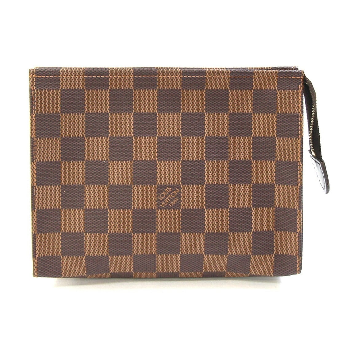Louis Vuitton Damier Pochette Toilette 19 N47544 Ebene Special Order Handbag Pouch Travel for Women: --- Catalog ---Category: SizeSize (HxWxD): 14cm x 18.5cm x 6cm / 5.51'' x 7.28'' x 2.36''Category: DesignType: HandbagColor: Damier Canvas, EbeneGender: Men,WomenCategory: GeneralLine: DamierBrand: Lo