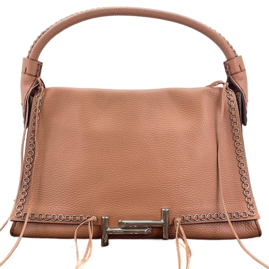 Tod's shoulder bag, pink: --- Catalog ---Category: SizeSize (HxWxD): 21cm x 34cm x 12cm / 8.26'' x 13.38'' x 4.72''Category: DesignType: Shoulder bagColor: PinkGender: WomenCategory: GeneralBrand: Tod's--- Item List ---Section