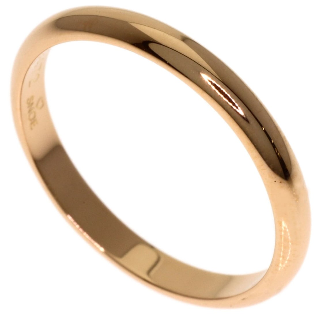 Cartier Wedding Ring #52, 18K Pink Gold, Women's.: --- Catalog ---Category: SizeJP Size: 12US Size: 6Category: DesignType: Band ringGender: WomenMaterial: Pink gold (18K)Category: GeneralBrand: Cartier--- Item List ---Section: ConditionRanking: Rank S