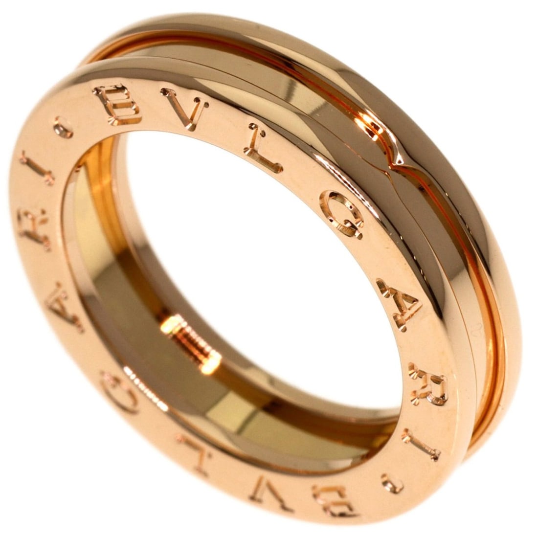 BVLGARI B-zero1 1-band #49 Ring, 18K Pink Gold, Women's.: --- Catalog ---Category: SizeJP Size: 9US Size: 5Category: DesignType: Band ringGender: WomenMaterial: Pink gold (18K)Category: GeneralBrand: Bvlgari--- Item List ---Section: ConditionRanking: Rank SA