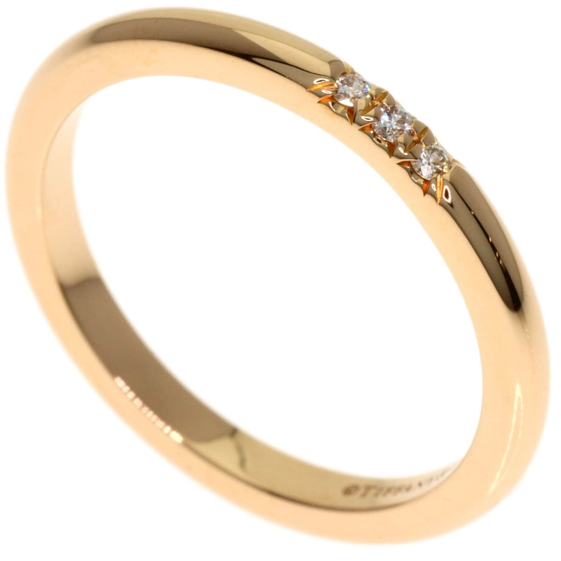 Tiffany & Co. Forever Diamond Ring, 18K Pink Gold, Women's.: --- Catalog ---Category: SizeJP Size: 10US Size: 5.5Category: DesignType: Band ringGender: WomenMaterial: Pink gold (18K)Category: GeneralBrand: Tiffany--- Item List ---Section: ConditionRanking: Rank