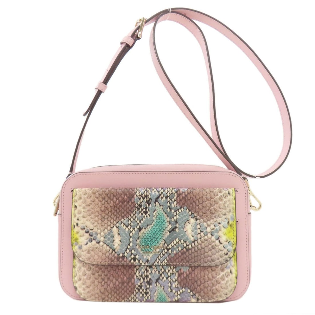 Kate Spade Logo Shoulder Bag Leather Women's kate spade: --- Catalog ---Category: SizeSize (HxWxD): 14.5cm x 21.5cm x 6cm / 5.7'' x 8.46'' x 2.36''Strap Length: 117cm - 131cm / 46.06'' - 51.57''Category: DesignType: Shoulder bagColor: PinkGender: WomenClosu