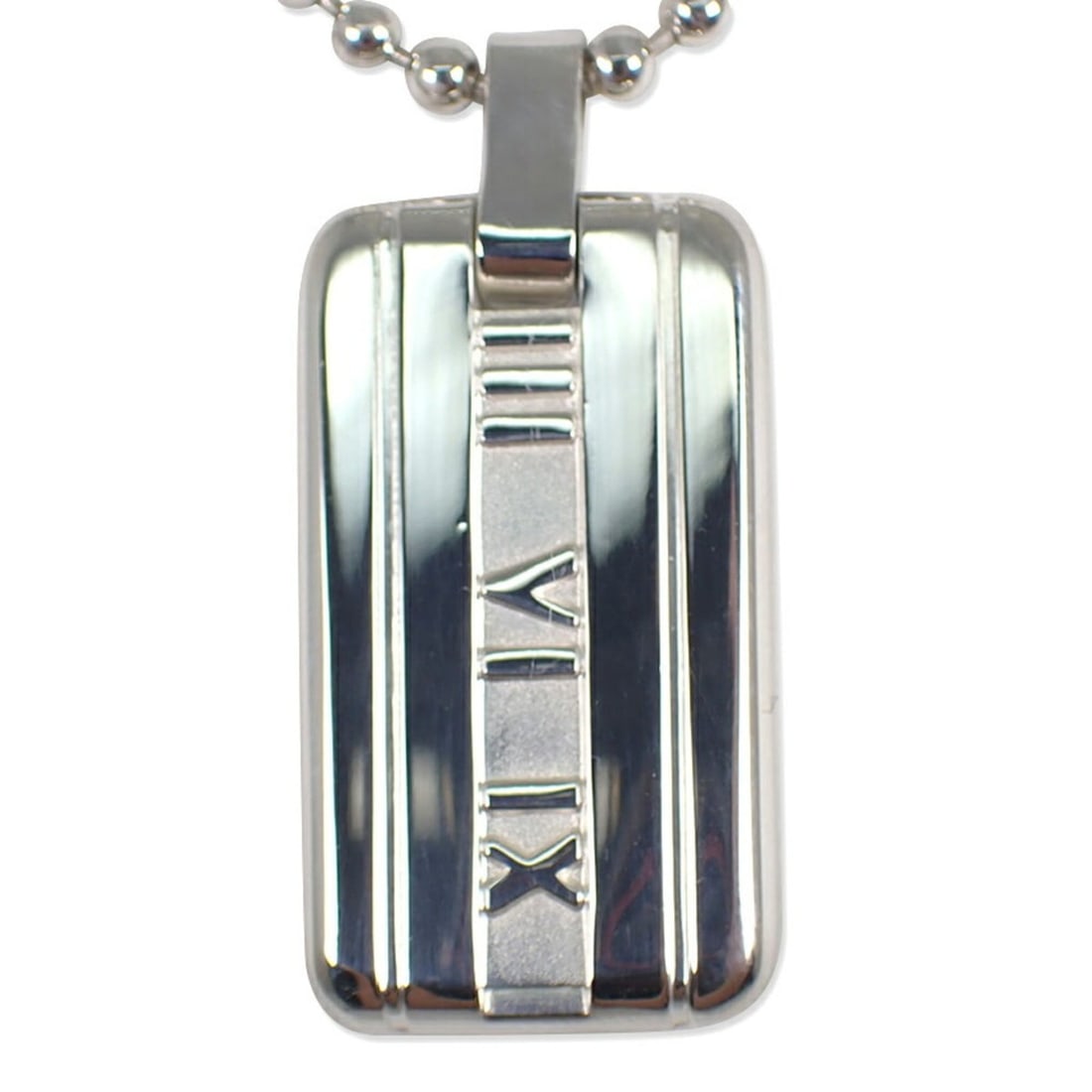 TIFFANY & Co. 925 Infinity Cross Pendant Necklace: --- Catalog ---Category: SizePendant Size: 33.1mm x 15.8mm / 1.3'' x 0.62''Neck Circumference: 46.5 cm / 18.3''Category: DesignGender: WomenMaterial: Sterling silver 925Necklace Type: Pendant necklace