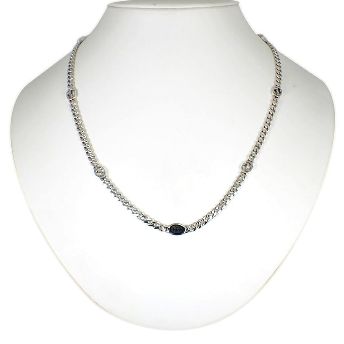 GUCCI 925 Interlocking G Pendant Necklace (1 of 11)