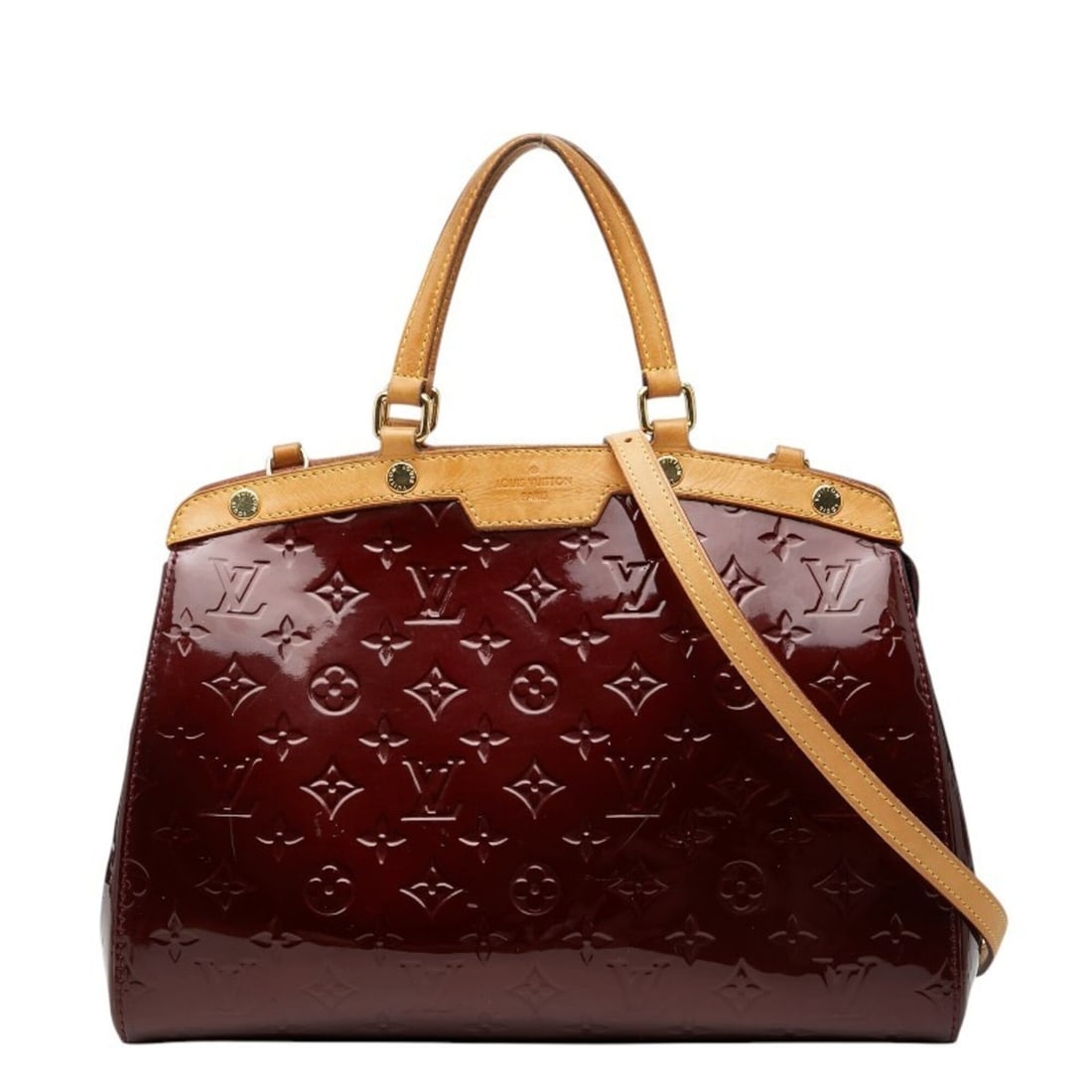 Louis Vuitton Monogram Vernis Blair MM Handbag Shoulder Bag 2WAY M91690 Rouge Fauviste Wine Red: --- Catalog ---Category: SizeSize (HxWxD): 11cm x 33.5cm x 11cm / 4.33'' x 13.18'' x 4.33''Category: DesignType: Handbag, Shoulder bagColor: Red color, Rouge fauviste, WineGender: WomenMaterial: Paten