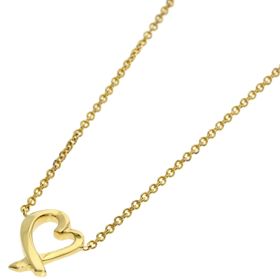 Tiffany & Co. Loving Heart Necklace, 18K Yellow Gold, Women's.: --- Catalog ---Category: SizePendant Size: 9.8mm x 8mm / 0.38'' x 0.31''Neck Circumference: 46 cm / 18.11''Category: DesignGender: WomenMaterial: Yellow gold (18K)Necklace Type: NecklaceCategory: Gene