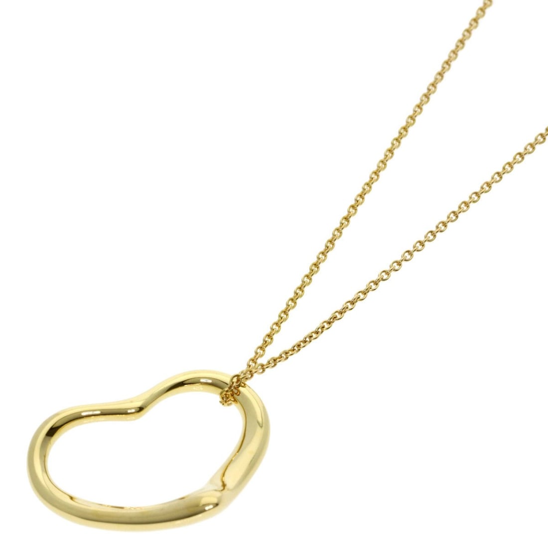 Tiffany & Co. Open Heart Necklace, 18K Yellow Gold, Women's.: --- Catalog ---Category: SizePendant Size: 17.5mm x 21.6mm / 0.68'' x 0.85''Neck Circumference: 40 cm / 15.74''Category: DesignGender: WomenMaterial: Yellow gold (18K)Necklace Type: NecklaceCategory: 