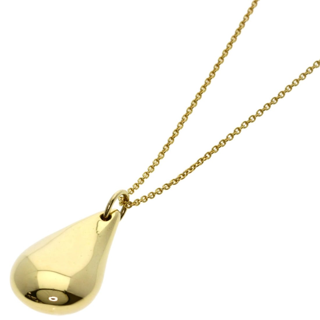 Tiffany & Co. Teardrop Necklace, 18K Yellow Gold, Women's.: --- Catalog ---Category: SizePendant Size: 20.8mm x 12mm / 0.81'' x 0.47''Neck Circumference: 40 cm / 15.74''Category: DesignGender: WomenMaterial: Yellow gold (18K)Necklace Type: NecklaceCategory: Ge