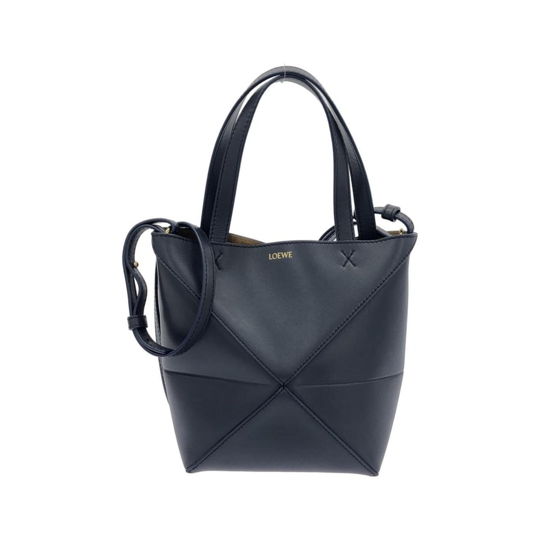 Loewe Puzzle Fold Mini Tote A657V25X01 Handbag: --- Catalog ---Category: SizeSize (HxWxD): 21cm x 23cm x 9cm / 8.26'' x 9.05'' x 3.54''Category: DesignType: HandbagColor: BlueGender: Women,MenMaterial: Leather Leather/Fur Type: CalfskinCategory: Ge