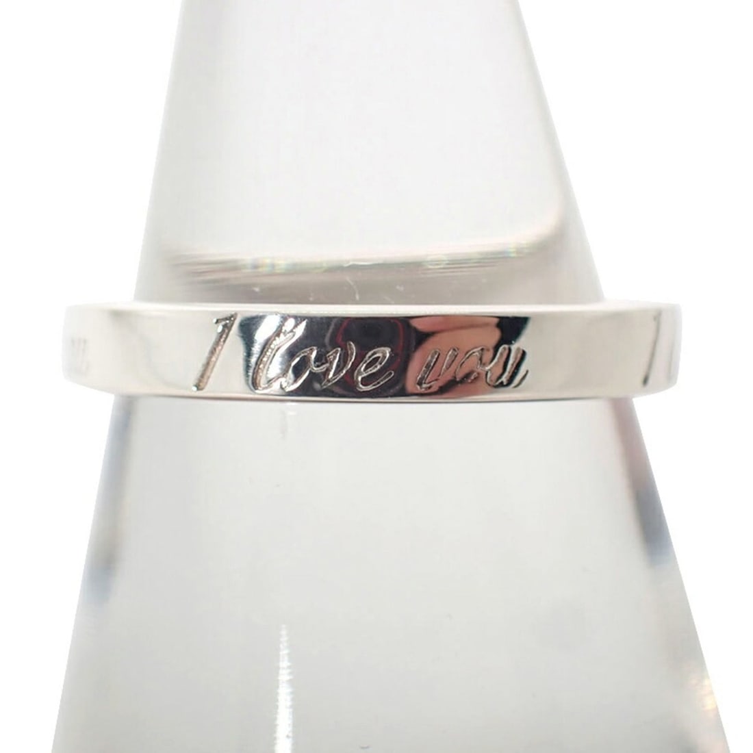 TIFFANY & Co. 925 Notes "I Love You" Narrow Ring, Size 6: --- Catalog ---Category: SizeUS Size: 3.5Brand Size: 46Category: DesignType: Band ringGender: WomenMaterial: Sterling silver 925Category: GeneralBrand: Tiffany--- Item List ---Section: ConditionRankin