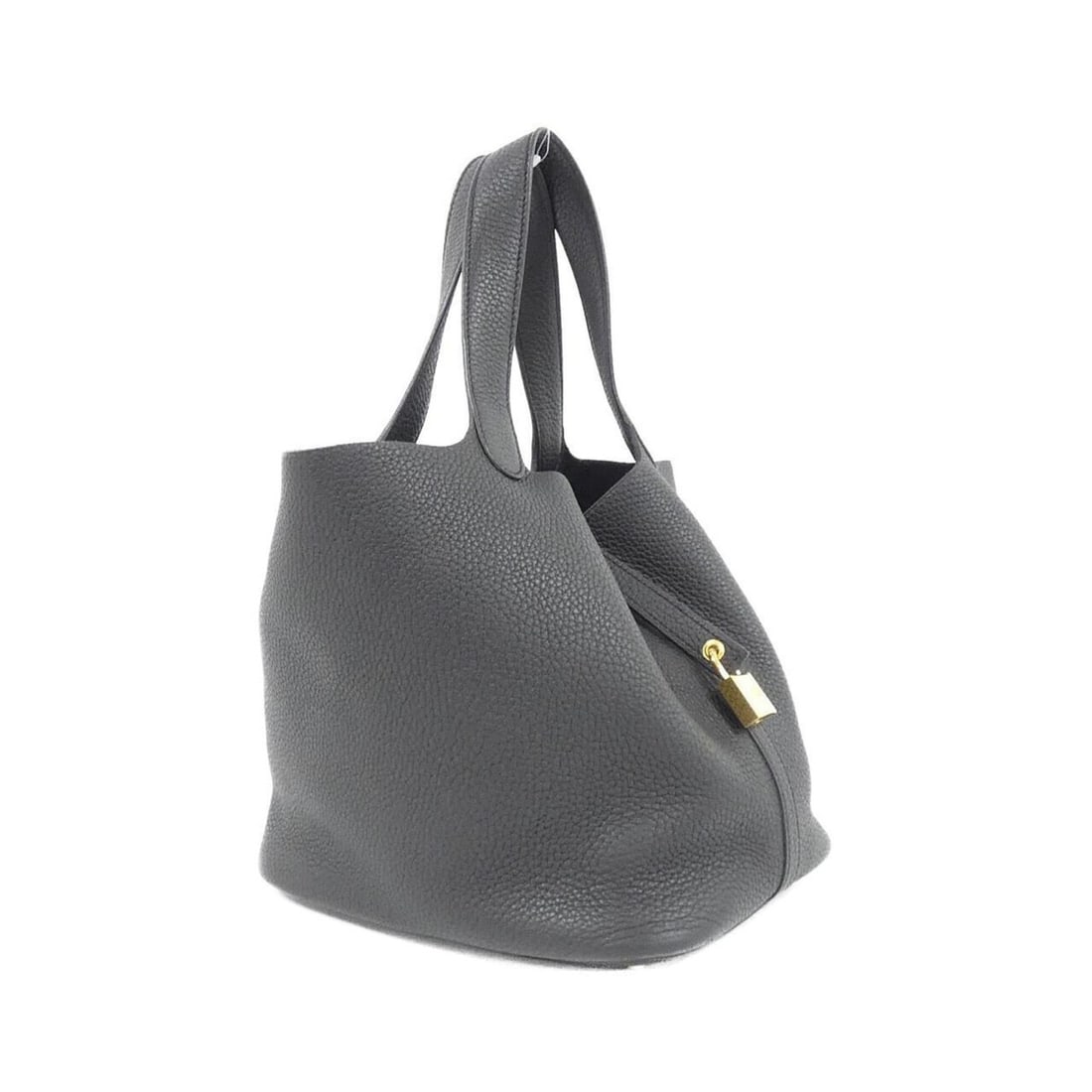 Hermes Picotin Lock MM 060991CC Handbag: --- Catalog ---Category: SizeWeight: 680g / 1.49lb.Size (HxWxD): 23cm x 22cm x 18cm / 9.05'' x 8.66'' x 7.08''Handle Length: 33cm / 12.99''Category: DesignType: HandbagColor: BlackGender: WomenMateria