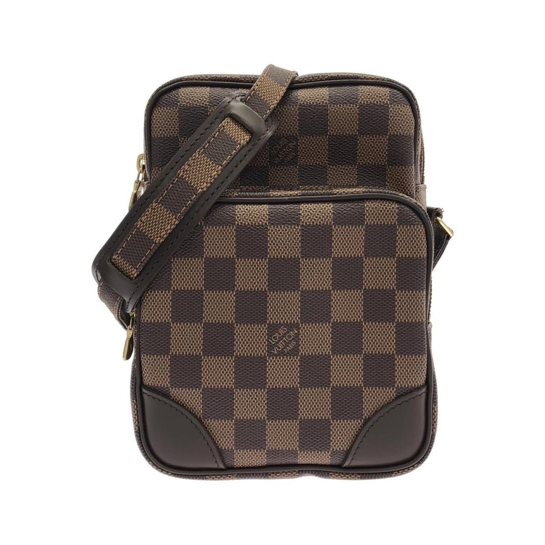 Louis Vuitton Damier Amazon N48074 Shoulder Bag: --- Catalog ---Category: SizeSize (HxWxD): 22cm x 15.5cm x 9cm / 8.66'' x 6.1'' x 3.54''Category: DesignType: Shoulder bagColor: EbeneGender: Men,WomenMaterial: Coated canvas Hardware Color: GoldCateg