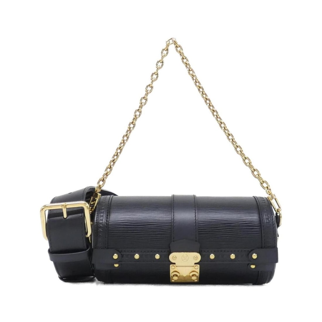 Louis Vuitton Epi Papillon Trunk M58655 Shoulder Bag: --- Catalog ---Category: SizeSize (HxWxD): 9cm x 19cm x 9cm / 3.54'' x 7.48'' x 3.54''Category: DesignType: Shoulder bagColor: BlackGender: WomenMaterial: Leather Hardware Color: GoldLeather/Fur Type: