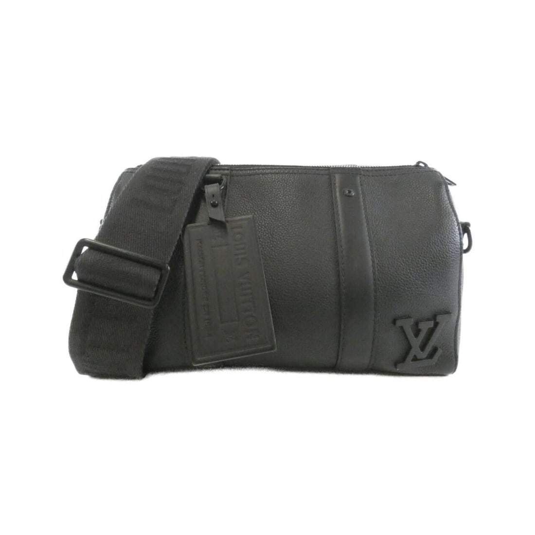 Louis Vuitton LV Aerogram City Keepall M59255 Shoulder Bag: --- Catalog ---Category: SizeSize (HxWxD): 17cm x 27cm x 13cm / 6.69'' x 10.62'' x 5.11''Category: DesignType: Shoulder bagColor: BlackGender: MenMaterial: Leather Leather/Fur Type: Calf leatherCatego