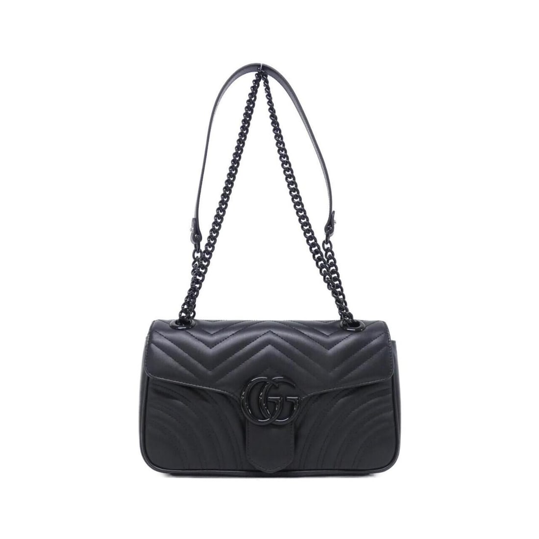 Gucci GG Marmont 443497 DTDFV Shoulder Bag: --- Catalog ---Category: SizeSize (HxWxD): 15cm x 26cm x 7cm / 5.9'' x 10.23'' x 2.75''Category: DesignType: Shoulder bagColor: BlackGender: WomenMaterial: Quilting , Leather Category: GeneralMPN: 443
