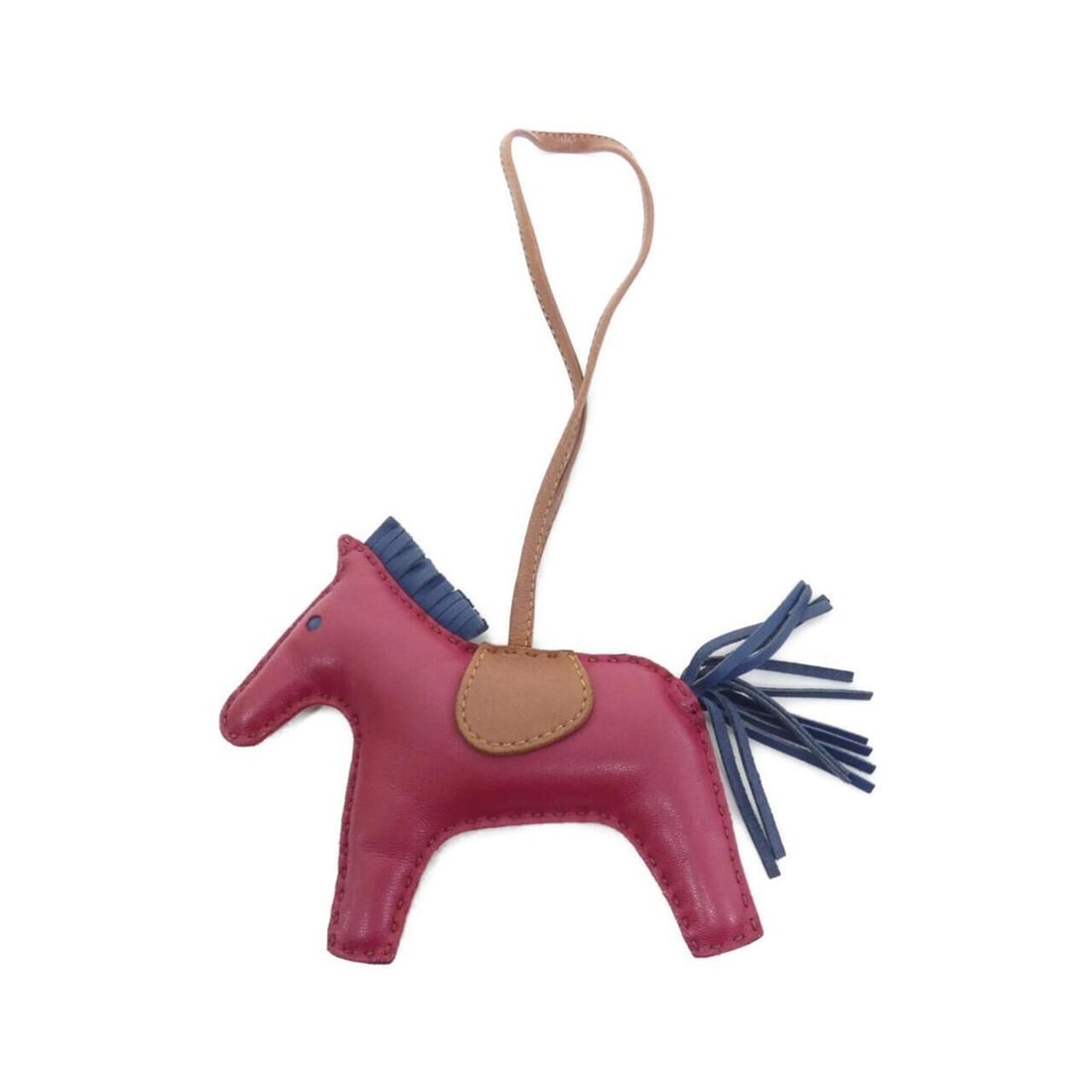 Hermes Rodeo Accessory Bag Charm MM 064930CA: --- Catalog ---Category: SizeChain Length: 360.00mm / 14.17''Size (HxWxD): 110.00mm x 130.00mm / 4.33'' x 5.12''Category: DesignType: Handbag charmColor: Fauve, RubyGender: WomenMaterial: Agneau MiloC
