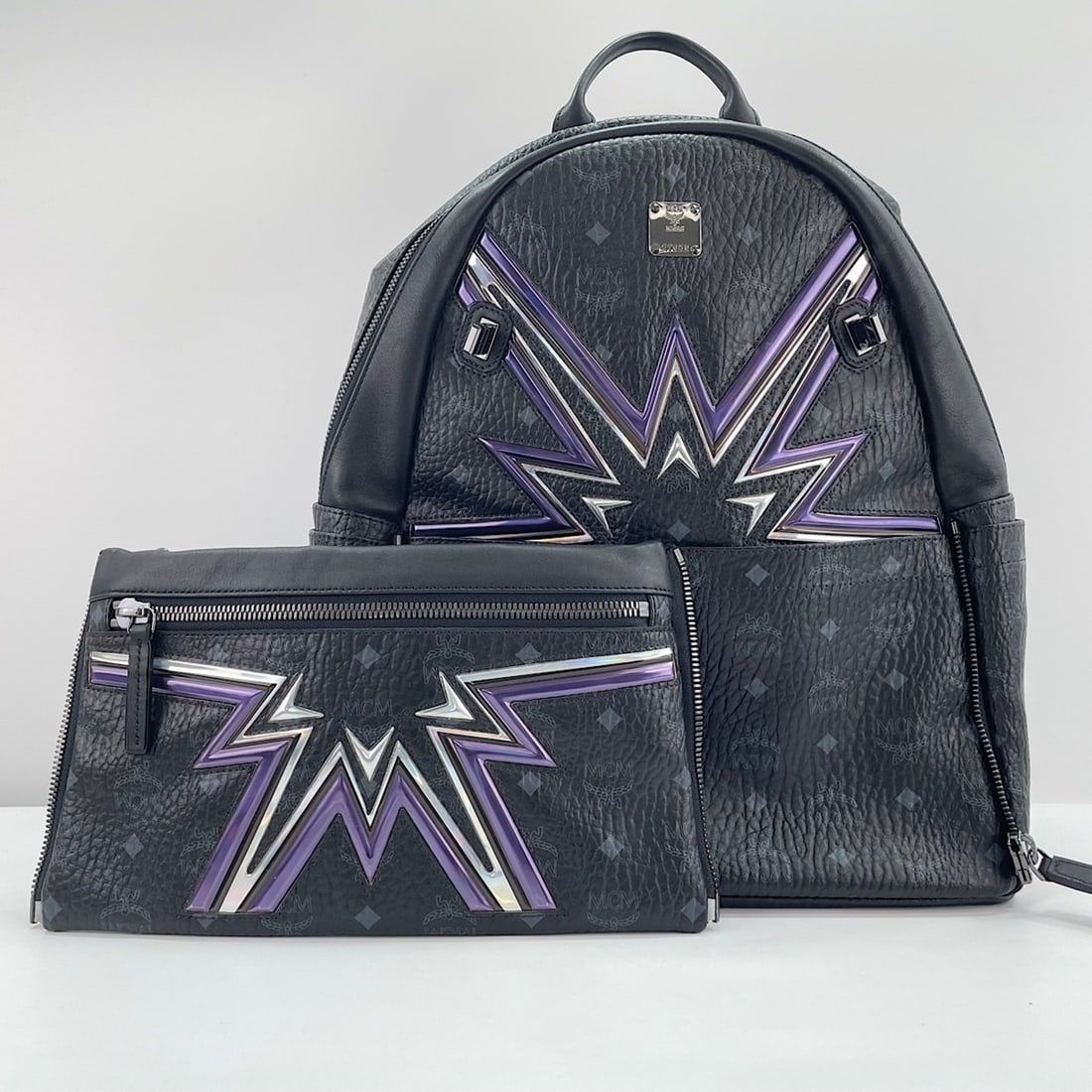 MCM Stark Cyberflash Backpack, Black - 12
