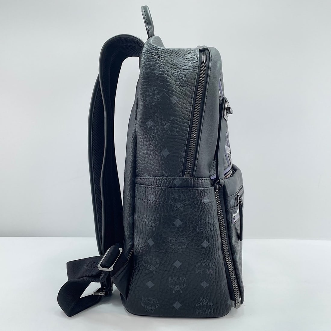 MCM Stark Cyberflash Backpack, Black - 6