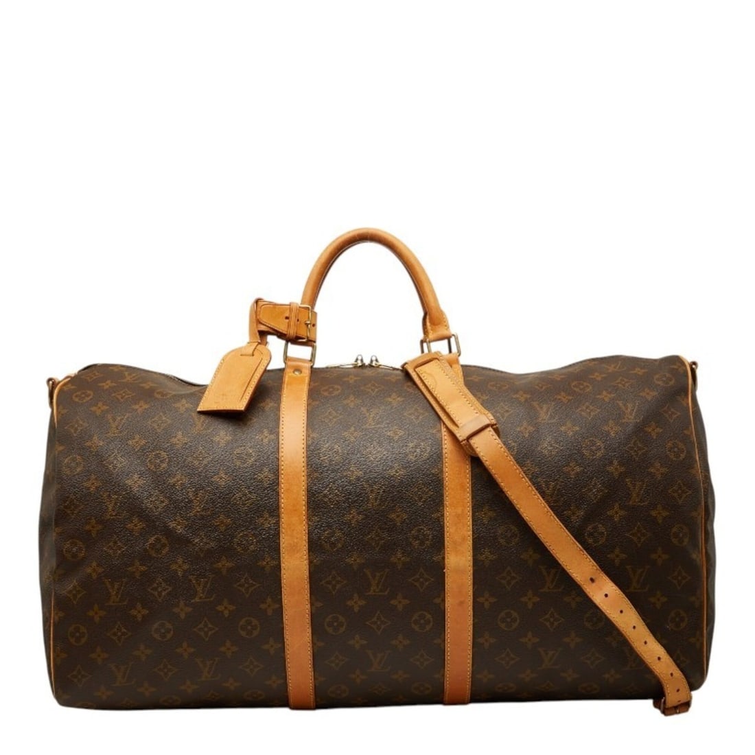 Louis Vuitton Monogram Keepall Bandoulière 60 Boston Bag Shoulder 2WAY M41412 Brown Leather Women's: --- Catalog ---Category: SizeSize (HxWxD): 33cm x 60cm x 25cm / 12.99'' x 23.62'' x 9.84''Category: DesignType: Boston bag, Shoulder bagColor: BrownGender: WomenMaterial: PVC , Leather Category: Gener
