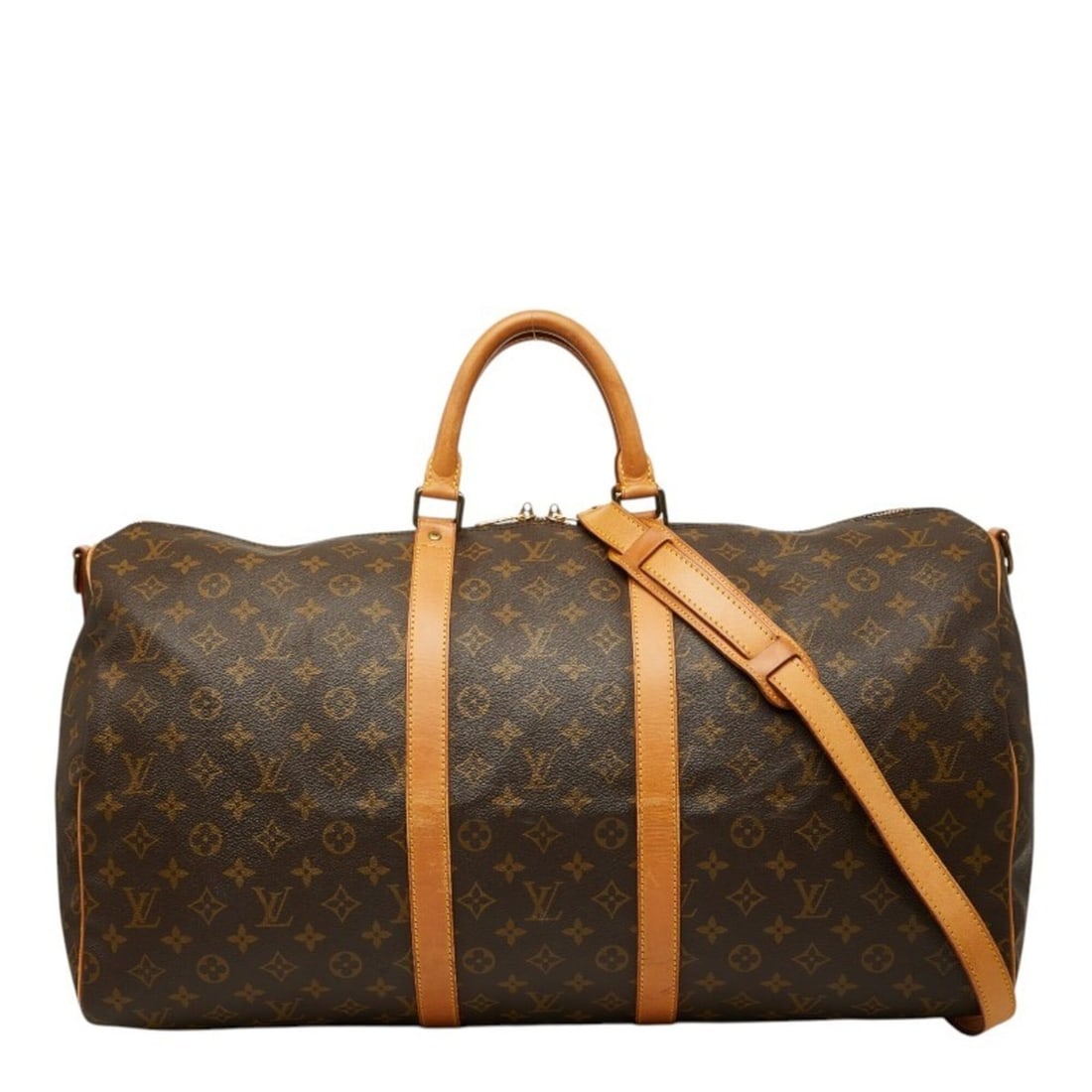 Louis Vuitton Monogram Keepall Bandoulière 55 Boston Bag Shoulder 2WAY M41414 Brown Leather Women's: --- Catalog ---Category: SizeSize (HxWxD): 31cm x 55cm x 24cm / 12.2'' x 21.65'' x 9.44''Category: DesignType: Boston bag, Shoulder bagColor: BrownGender: WomenMaterial: PVC , Leather Category: Genera