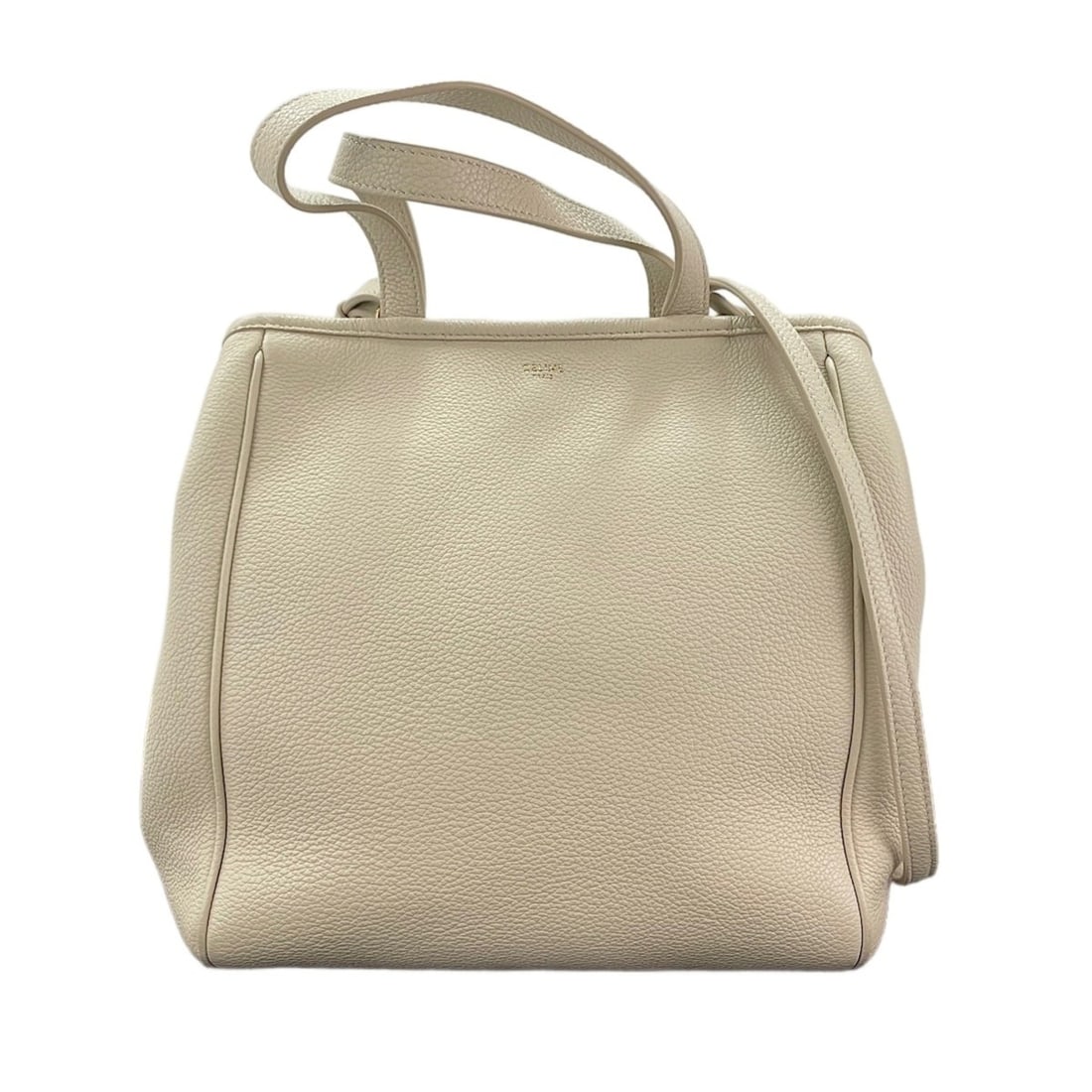 Celine Small Fold Cabas 2-Way Handbag, Beige: --- Catalog ---Category: SizeSize (HxWxD): 23cm x 28cm x 12cm / 9.05'' x 11.02'' x 4.72''Category: DesignType: HandbagColor: BeigeGender: WomenCategory: GeneralBrand: CelineCountry of Origin: Italy---