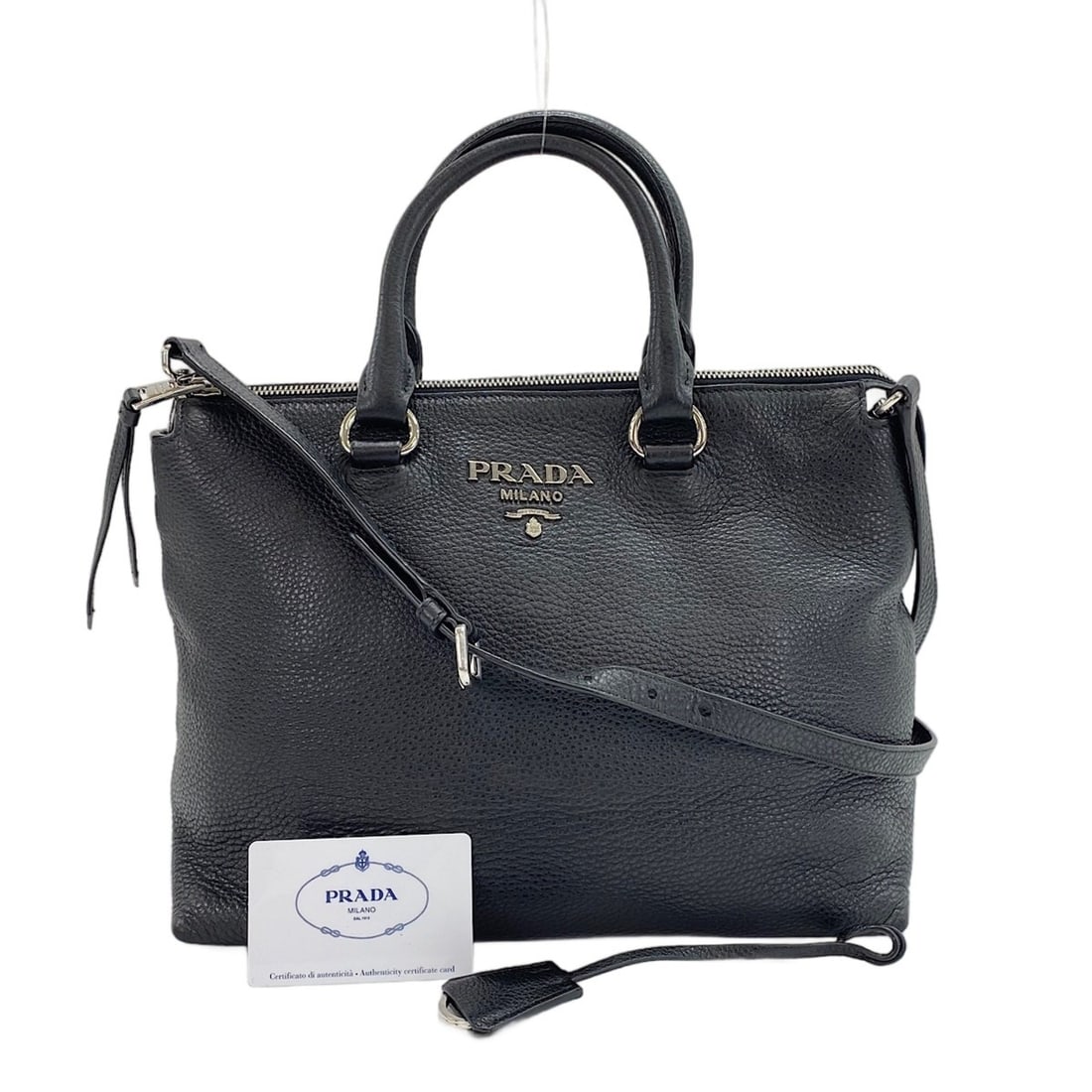 Prada PRADA 2-way handbag, black (1 of 14)