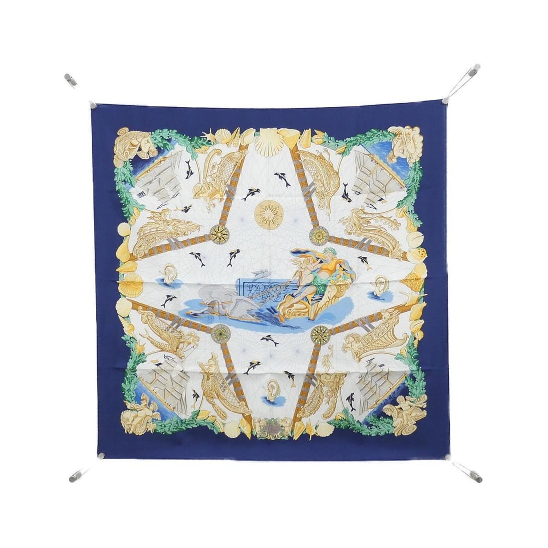 Hermes BALADE OCEANE Carre Scarf/Muffler (1 of 3)