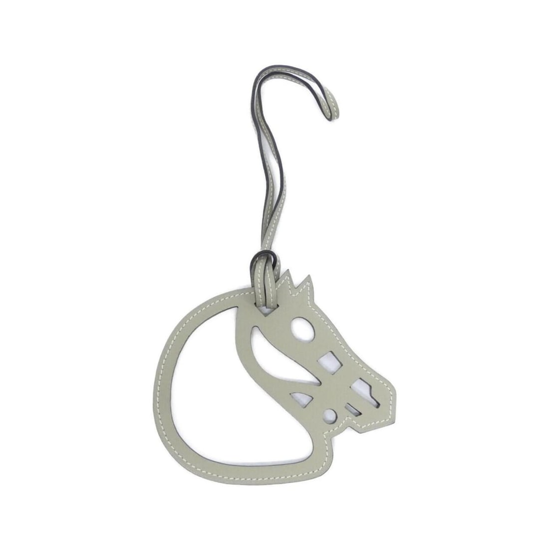 Hermes Paddock Cheval Accessory Bag Charm 075352CA: --- Catalog ---Category: SizeChain Length: 360.00mm / 14.17''Size (HxWxD): 110.00mm x 120.00mm / 4.33'' x 4.72''Category: DesignType: Handbag charmGender: WomenMaterial: Swift leatherCategory: General