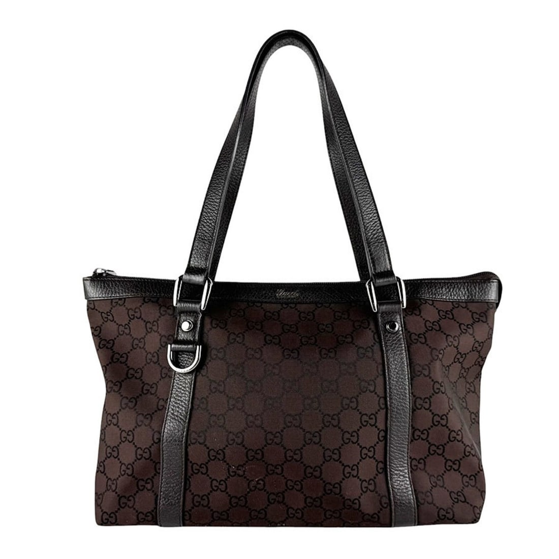 Gucci GUCCI Handbag, Nylon Canvas Leather, Brown, Men's/Women's, 268640 z10262: --- Catalog ---Category: SizeSize (HxWxD): 20cm x 37cm x 10cm / 7.87'' x 14.56'' x 3.93''Category: DesignType: HandbagColor: BrownGender: Men,WomenMaterial: Nylon canvas , Leather Category: GeneralMPN