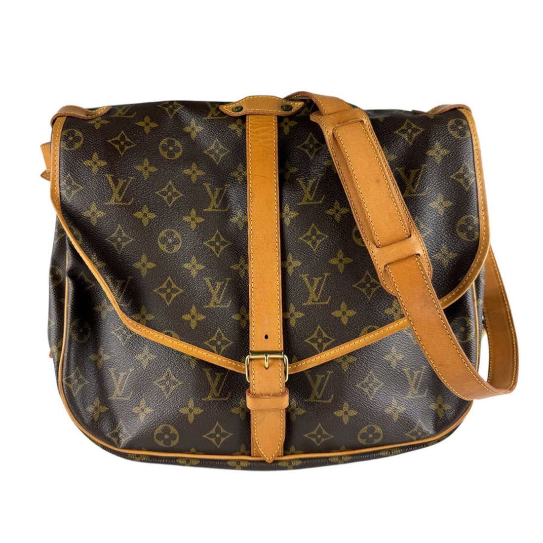 Louis Vuitton LOUIS VUITTON Shoulder Bag Monogram Saumur 35 Canvas Brown Men's Women's M42254 z10259: --- Catalog ---Category: SizeSize (HxWxD): 26cm x 33cm x 20cm / 10.23'' x 12.99'' x 7.87''Category: DesignType: Shoulder bagColor: Brown, MonogramGender: Men,WomenMaterial: Monogram Category: GeneralM