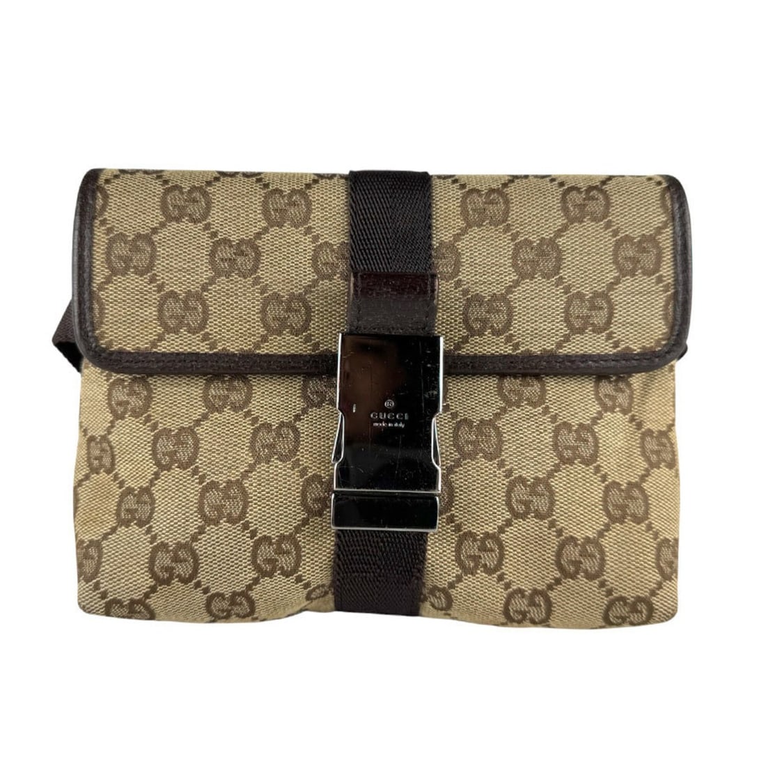 Gucci GUCCI Waist Bag Body GG Canvas Brown Men's Women's 131236 z10229: --- Catalog ---Category: SizeSize (HxWxD): 14cm x 16cm x 6cm / 5.51'' x 6.29'' x 2.36''Category: DesignType: Fanny pack, Sling bagColor: BrownGender: Men,WomenMaterial: GG canvas Category: GeneralMPN:
