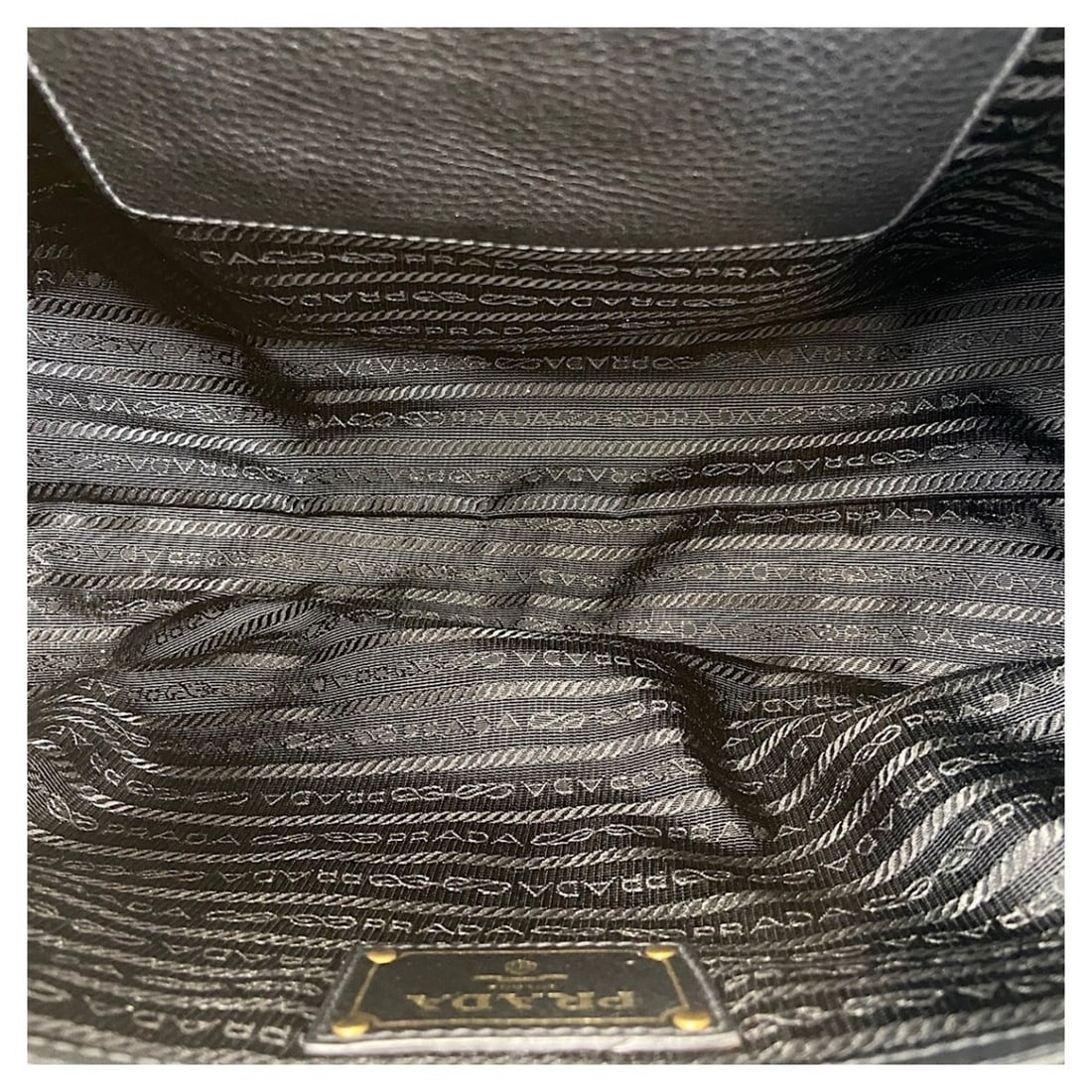 Prada handbag, black - 13