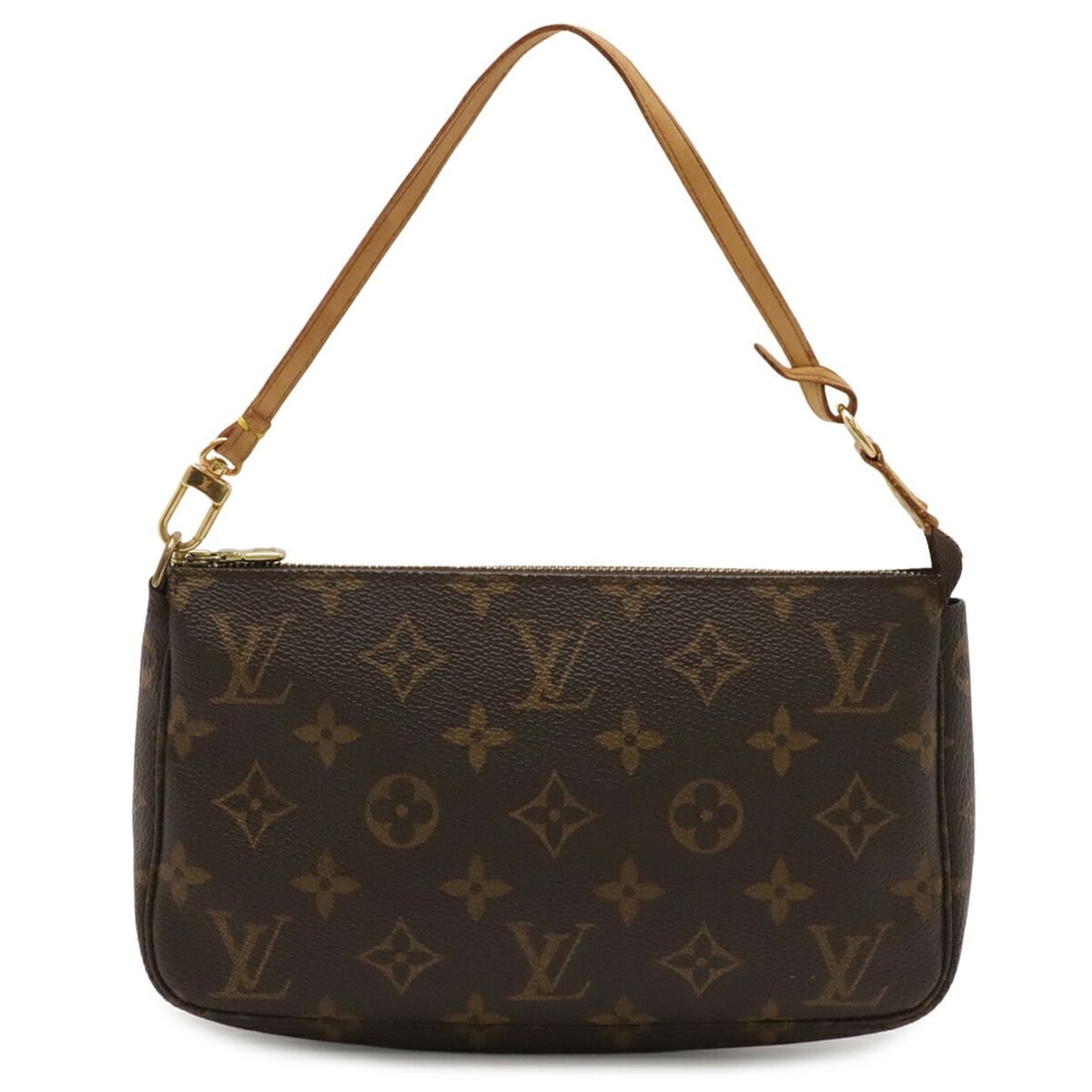 LOUIS VUITTON Louis Vuitton Monogram Pochette Accessoires Handbag Pouch - Bag M51980: --- Catalog ---Category: SizeSize (HxWxD): 13cm x 21.5cm x 4cm / 5.11'' x 8.46'' x 1.57''Category: DesignType: Handbag, PouchColor: BrownGender: WomenMaterial: Monogram , Canvas Category: GeneralBrand