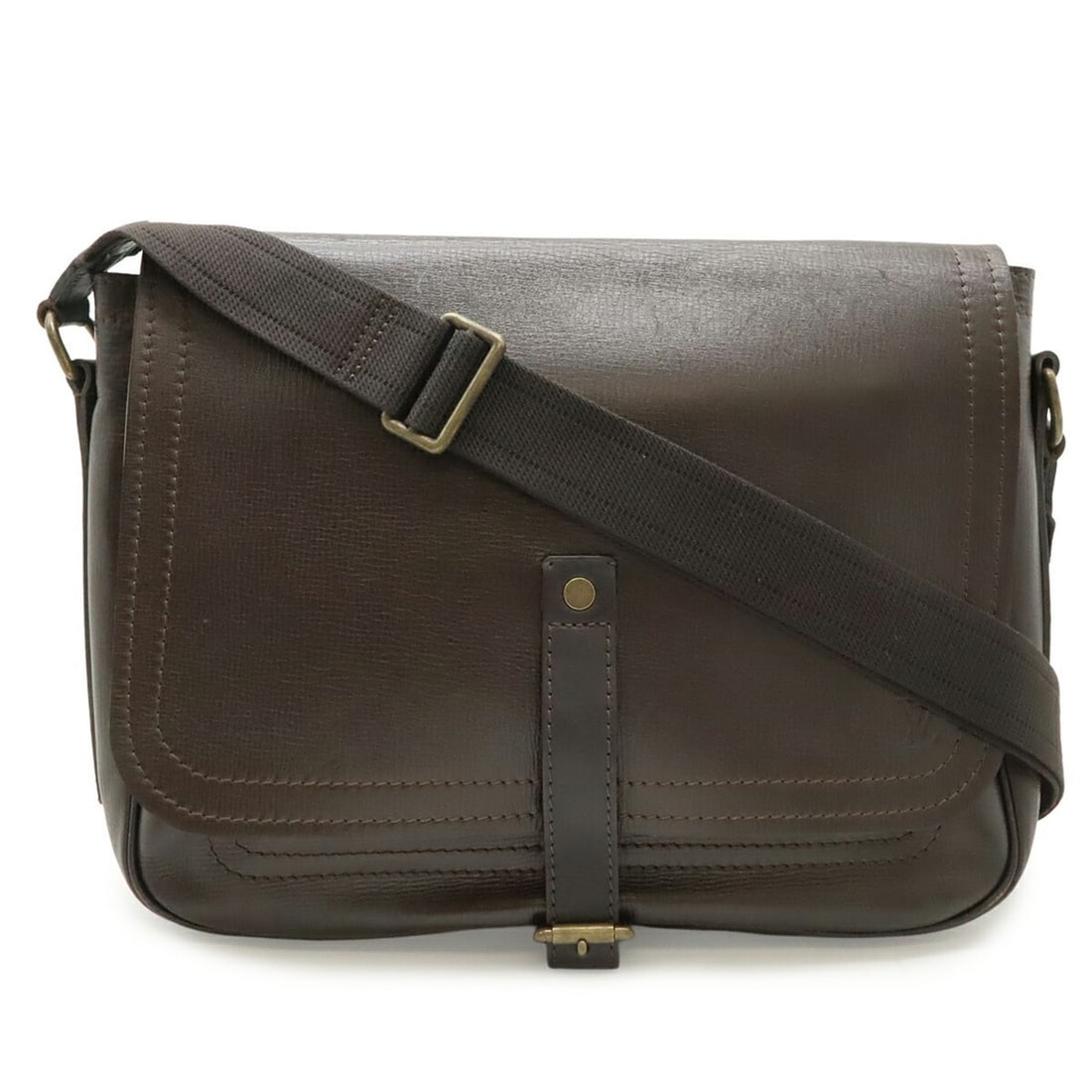 LOUIS VUITTON Utah Line Shoulder Bag, Leather, Cafe Brown, M92071: --- Catalog ---Category: SizeSize (HxWxD): 28cm x 38.5cm x 9.5cm / 11.02'' x 15.15'' x 3.74''Category: DesignType: Messenger bag, Shoulder bagColor: CoffeeGender: Men,WomenMaterial: Leather Leather/Fu
