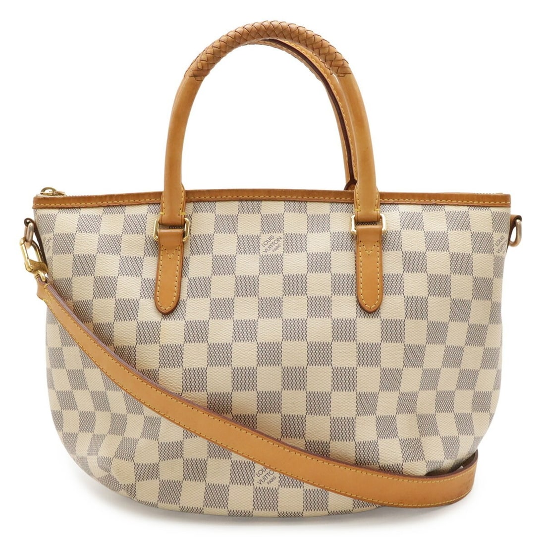 LOUIS VUITTON Damier Azur Riviera PM Tote Bag Shoulder N48252: --- Catalog ---Category: SizeSize (HxWxD): 24.5cm x 20.5cm x 13.5cm / 9.64'' x 8.07'' x 5.31''Category: DesignType: Shoulder bag, Tote bagColor: IvoryGender: WomenMaterial: Damier Azur , Canvas Catego