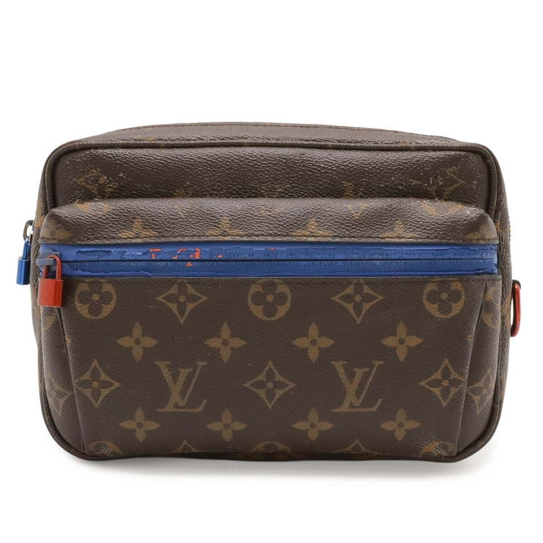 LOUIS VUITTON Monogram Pacific PM Shoulder Bag, Body Waist Pouch M43843: --- Catalog ---Category: SizeSize (HxWxD): 15cm x 21.5cm x 6cm / 5.9'' x 8.46'' x 2.36''Category: DesignType: Fanny pack, Shoulder bag, Sling bagColor: Blue, BrownGender: Women,MenMaterial: Monogram ,