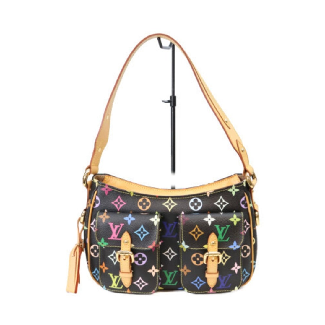 LOUIS VUITTON M40054 Monogram Multicolor Noir Lodge PM Shoulder Bag Black Gold Hardware Women's: --- Catalog ---Category: SizeSize (HxWxD): 18cm x 27cm x 8cm / 7.08'' x 10.62'' x 3.14''Category: DesignType: Shoulder bagColor: BlackGender: WomenMaterial: Monogram Multicolore Hardware Color: GoldCa