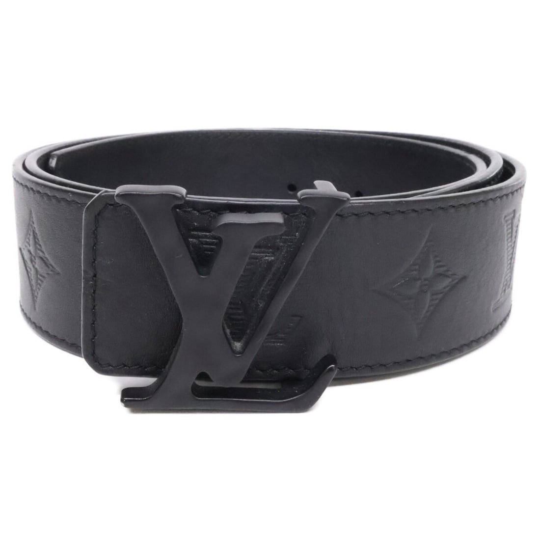 LOUIS VUITTON M0220 Ceinture LV Monogram Shadow 40MM Belt 95 38 Noir Men's (1 of 10)