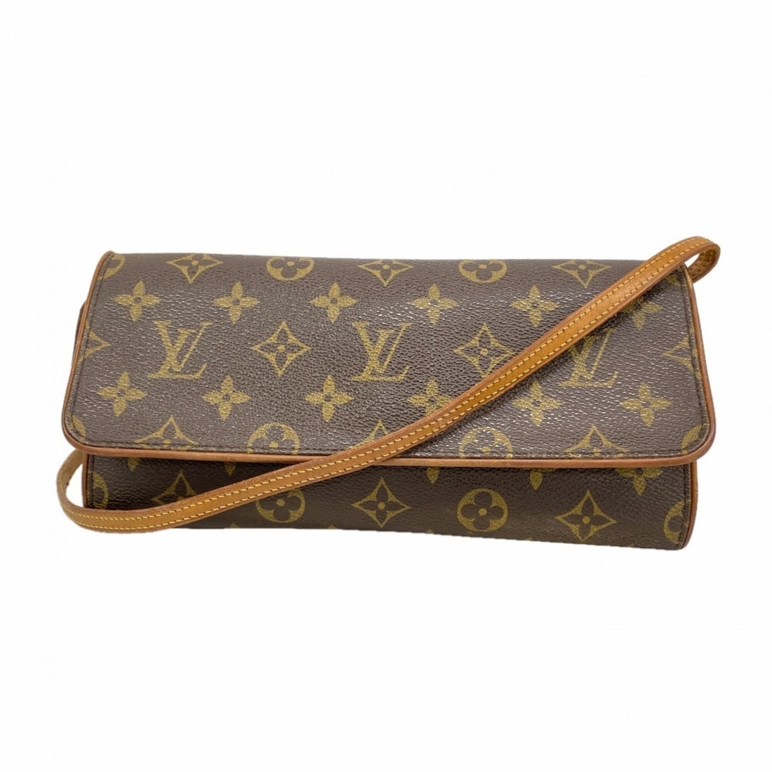 Louis Vuitton Monogram Pochette Twin GM Shoulder Bag M51852 Brown Women's: --- Catalog ---Category: SizeSize (HxWxD): 12cm x 24cm x 2.5cm / 4.72'' x 9.44'' x 0.98''Category: DesignType: Shoulder bagColor: BrownGender: WomenCategory: GeneralMPN: M51852Brand: Louis Vuitton--- 