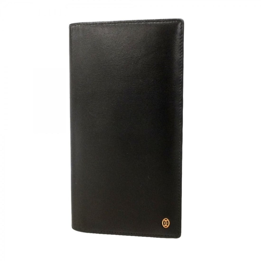 Cartier Must Leather Long Wallet, Black, Men's: --- Catalog ---Category: SizeSize (HxWxD): 18cm x 9.5cm x 1.5cm / 7.08'' x 3.74'' x 0.59''Category: DesignType: Long wallet (bi-fold)Color: BlackGender: MenMaterial: Leather Category: GeneralBrand: Ca