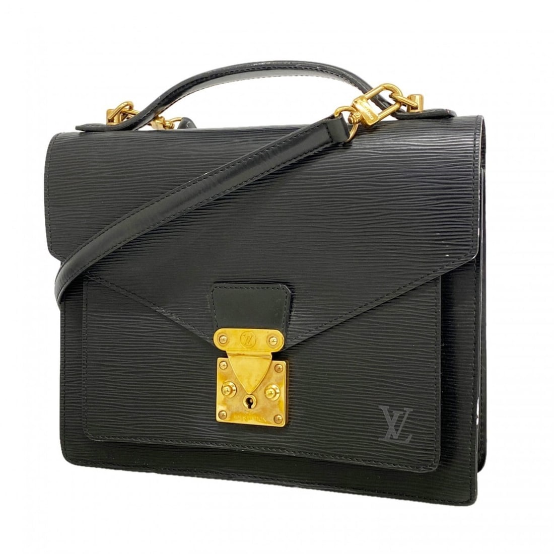 Louis Vuitton Epi Monceau handbag M52122 Noir 2-way bag for women: --- Catalog ---Category: SizeSize (HxWxD): 22cm x 27.5cm x 5.5cm / 8.66'' x 10.82'' x 2.16''Category: DesignType: HandbagColor: NoirGender: WomenCategory: GeneralMPN: M52122Brand: Louis Vuitton--- Ite