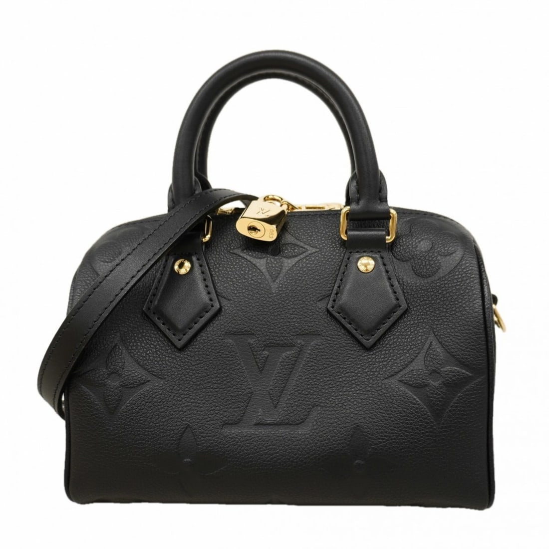 Louis Vuitton Monogram Empreinte Speedy Bandoulière 20 Handbag M58953 Noir (Black) 2-way bag for: --- Catalog ---Category: SizeSize (HxWxD): 14cm x 20.5cm x 11.5cm / 5.51'' x 8.07'' x 4.52''Category: DesignType: HandbagColor: NoirGender: WomenCategory: GeneralMPN: M58953Brand: Louis Vuitton--- Ite