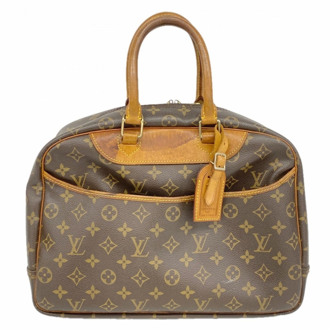 Louis Vuitton Monogram Deauville Handbag M47270 Brown Women's: --- Catalog ---Category: SizeSize (HxWxD): 26.5cm x 34cm x 13cm / 10.43'' x 13.38'' x 5.11''Category: DesignType: HandbagColor: BrownGender: WomenCategory: GeneralMPN: M47270Brand: Louis Vuitton--- It