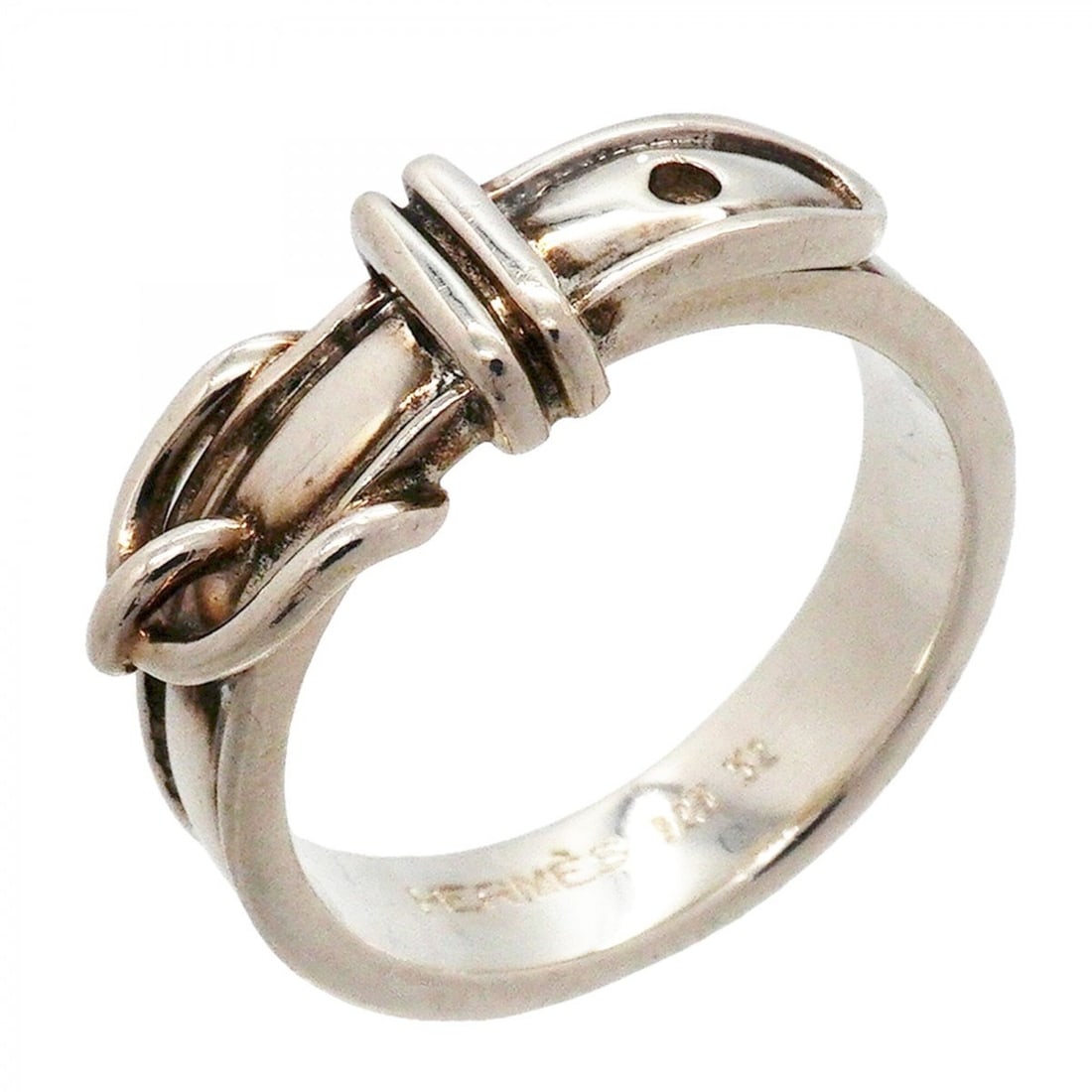 Hermes Ring Ceinture Sterling Silver 925 #52 Women's (1 of 7)