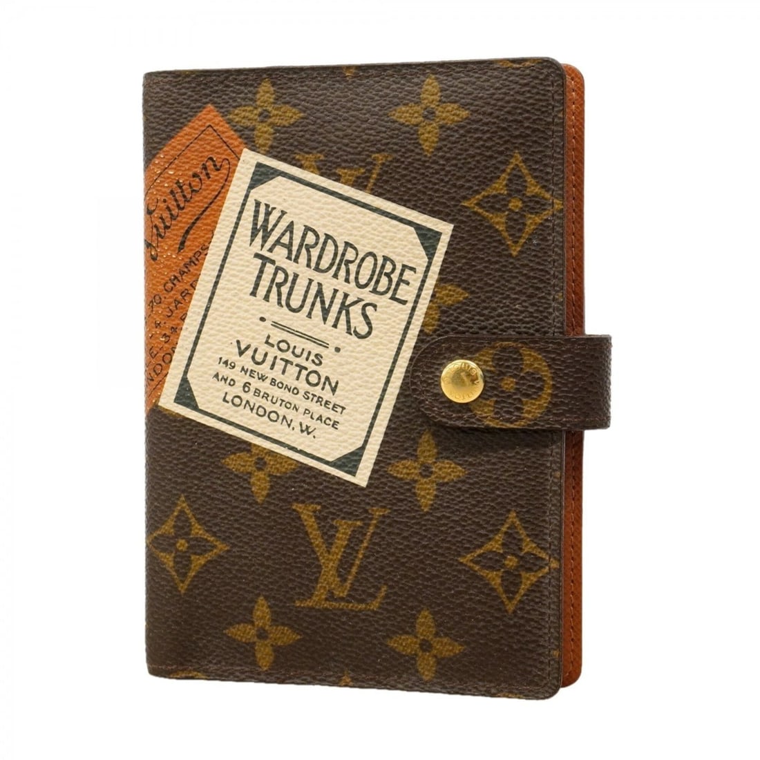 Louis Vuitton Monogram Trunk (Label) Collection Agenda PM Notebook Cover R21067 Brown: --- Catalog ---Category: DesignColor: BrownGender: Men,WomenCategory: GeneralMPN: R21067Brand: Louis VuittonCategory: Physical PropertiesSize (HxWxD): 14.5cm x 10cm x 1.5cm / 5.7'' x 3.93'' x 0.59''--