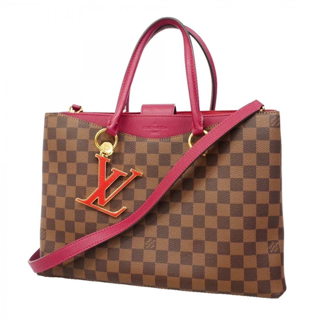 Louis Vuitton Damier LV Riverside Handbag N40052 Ebene Lidvan 2-way bag for women P3076399: --- Catalog ---Category: SizeSize (HxWxD): 24.5cm x 35cm x 12cm / 9.64'' x 13.77'' x 4.72''Category: DesignType: HandbagColor: EbeneGender: WomenCategory: GeneralMPN: N40052Brand: Louis Vuitton--- Ite